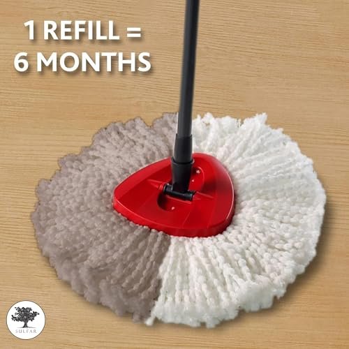 Sulfar Easy Wring And Clean Spin Floor Mop Refill