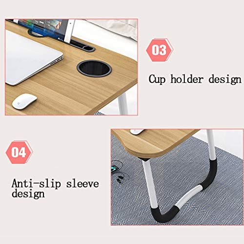 GaoYunQin Foldable Lazy Small Laptop Desk (6 Colors, Blue)