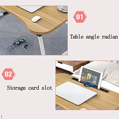 GaoYunQin Foldable Lazy Small Laptop Desk (6 Colors, Blue)