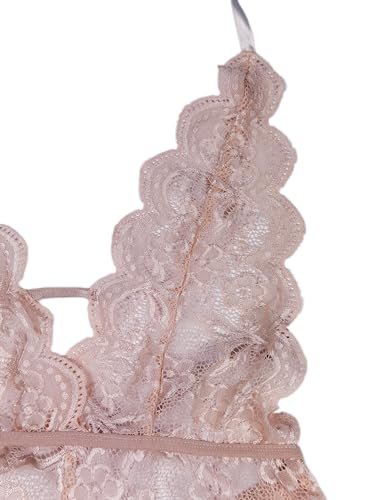 BUNCA Pink Lace Lingerie Nightgown
