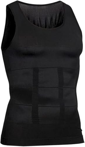 bunca Men Slimming Body Shaper (L, Black)
