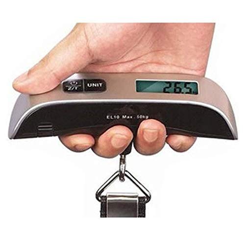 Goolsky 50kg/10g Mini Portable Hanging Electronic Digital Travel Suitcase Luggage Weighing Scales with LCD Display