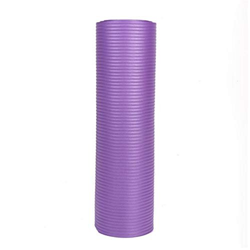 BESPORTBLE Yoga Mat Thick Non-Slip Yoga Mat with Carrying Strap for Exercise Fitness Sports(Purple)