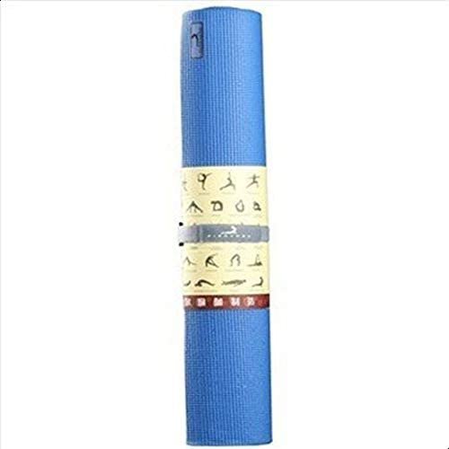 PVC Standard Antiskid Yoga Mat (Blue, 6mm)