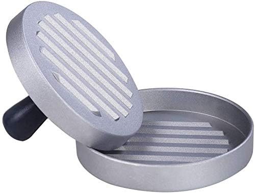 A Burger Press | Aluminium Non-Stick Patty Maker Mold | Meat, Beef, Lamb & Veggie Burger Maker for BBQ Grill