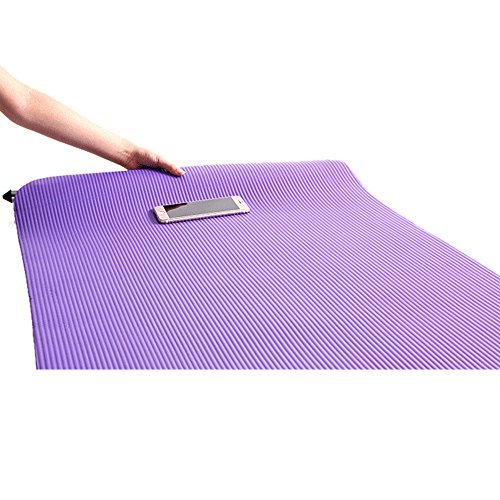 61cm Yoga Mat Extra Thick High Density Exercise Yoga Mat for Pilates with Carrying Strap and Bag