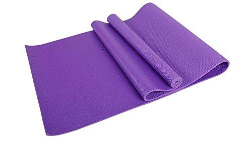 Durable Non-Slip Yoga Mat - (Purple, 7MM Thick)