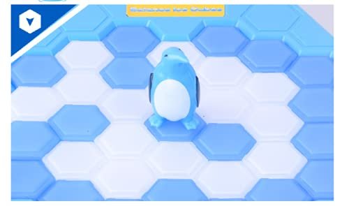 Hit Penguin ice blocks toys children desktop interaction Puzzle game