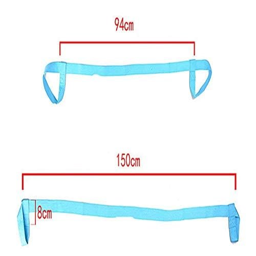 GoYoga All Purpose High Density Non-Slip Exercise Yoga Mat with Carrying Strap,BLUE