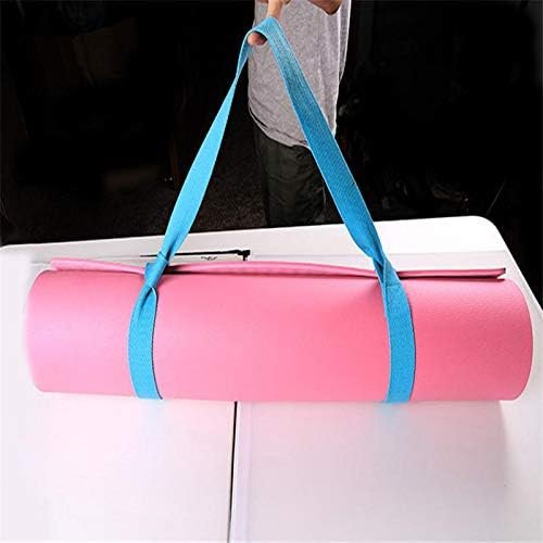 GoYoga All Purpose High Density Non-Slip Exercise Yoga Mat with Carrying Strap,BLUE