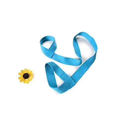 GoYoga All Purpose High Density Non-Slip Exercise Yoga Mat with Carrying Strap,BLUE