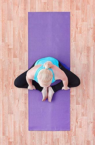 TPE Yoga Mat (Double-layer) 6mm, AL237, Purple