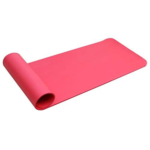 Pure Color Anti-skid Yoga Mat Nonslip Fitness Pad 8mm Thickened