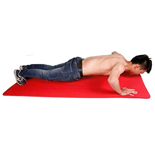 Pure Color Anti-skid Yoga Mat Nonslip Fitness Pad 8mm Thickened