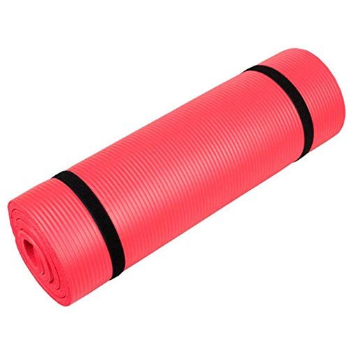Pure Color Anti-skid Yoga Mat Nonslip Fitness Pad 8mm Thickened