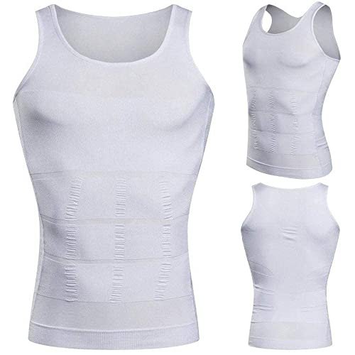 White Men Shapewear For Men, XXL