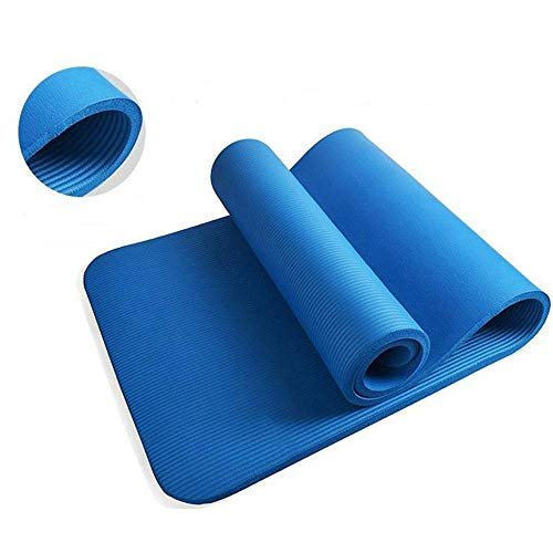 Top Yoga Mat, blue- 6mm Thick