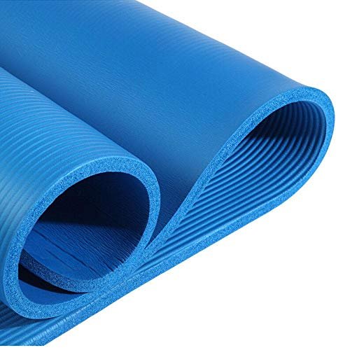 Top Yoga Mat, blue- 6mm Thick