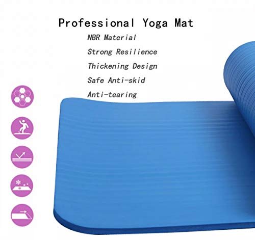 ALSafi-EST 10Mm Yoga Mat - Blue