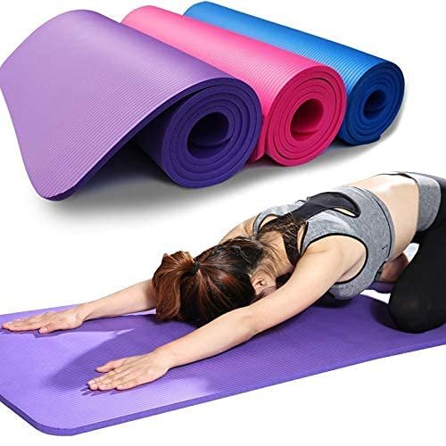 Dense Comfortable Foam Fitness Mat for Yoga - 3mm-6mm (Pink)