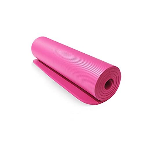 BANLV 10mm yoga mat fitness yoga exercise mat pad anti-sports blanket fitness equipment pink