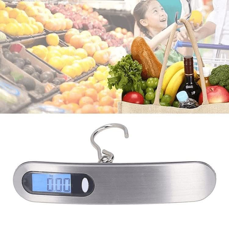 Digital Luggage Scale Weighing Travel Bag Weight Checker,KRAWN - 1kg To 50kg Luggage Scale Hanging Weight Scale With Belt/1 Pcs, KW-39941