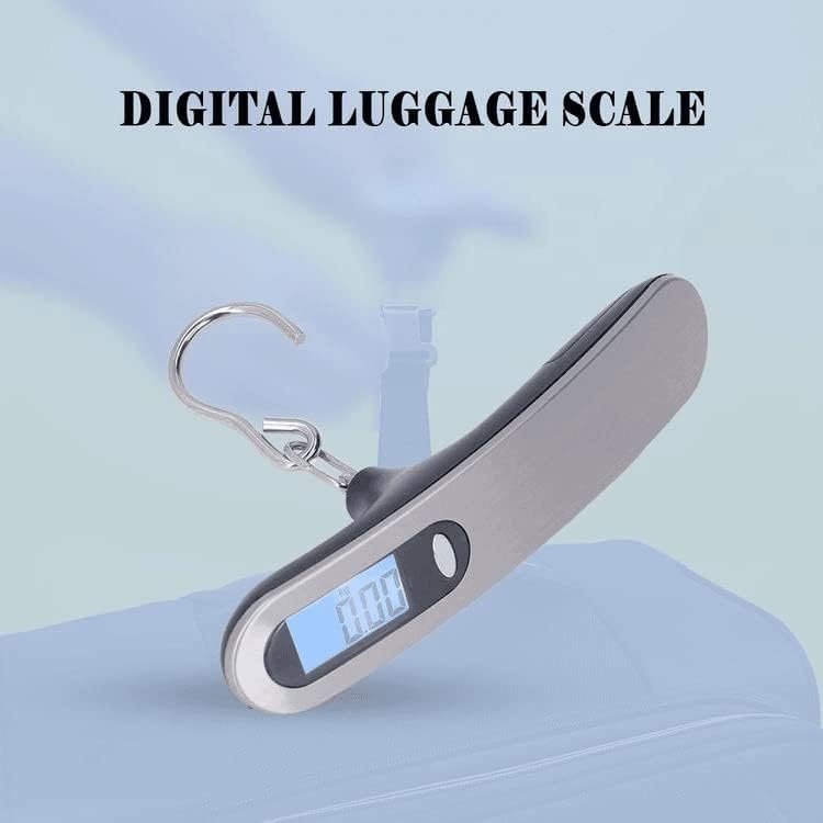 Digital Luggage Scale Weighing Travel Bag Weight Checker,KRAWN - 1kg To 50kg Luggage Scale Hanging Weight Scale With Belt/1 Pcs, KW-39941