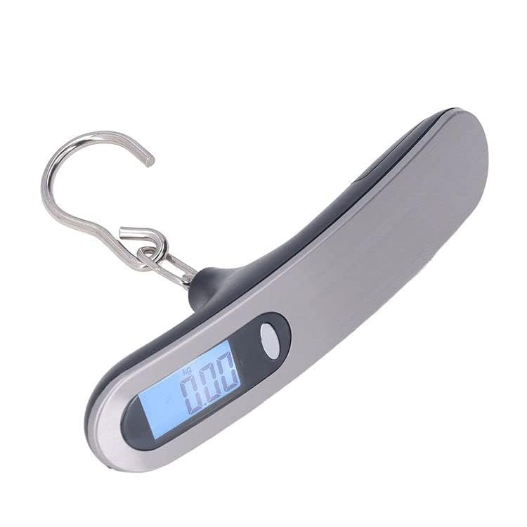 Digital Luggage Scale Weighing Travel Bag Weight Checker,KRAWN - 1kg To 50kg Luggage Scale Hanging Weight Scale With Belt/1 Pcs, KW-39941