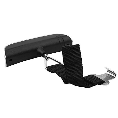 Fdit (With Backlight) - Travel Portable T-shape Handheld Electronic LCD Display Digital Weighting Luggage Suitcase Bag Scale New Silver(With Backlight)