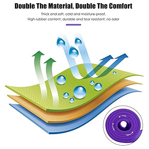 BANLV 10mm non-slip 183cmX61cm yoga mat gym mat exercise mat gymnastics Pilates mat