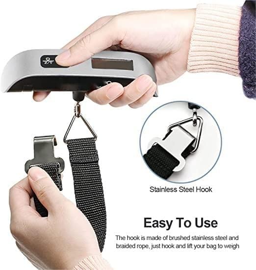 digital scale to measure the weight of Travel Bags