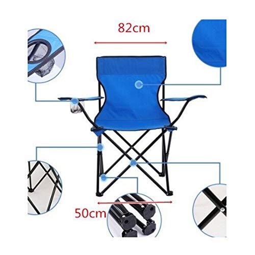 Foldable Camping Chair with Cup Holder for Camping, Festivals, Garden, Trips, Fishing