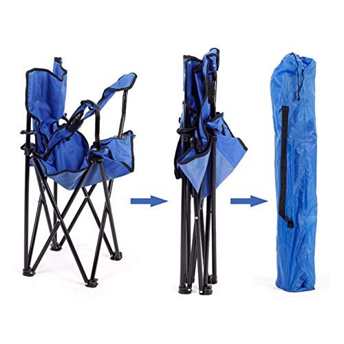 Foldable Camping Chair with Cup Holder for Camping, Festivals, Garden, Trips, Fishing