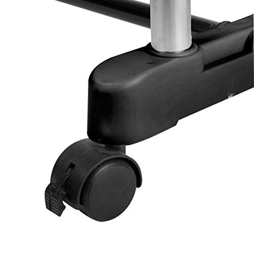 EMNDR Stainless Steel Double Pole Clothes Hanger - Adjustable and Portable Shoes/Laundry/Dress Drying Stand