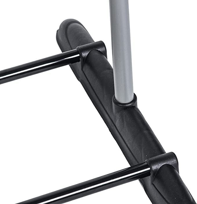 Single Pole Cloths Rack hanger, silver color