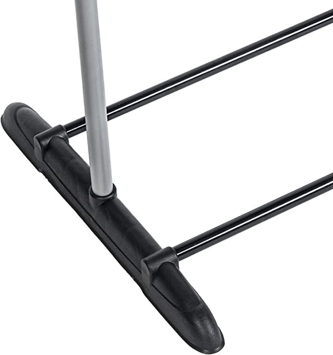 Single Pole Cloths Rack hanger, silver color