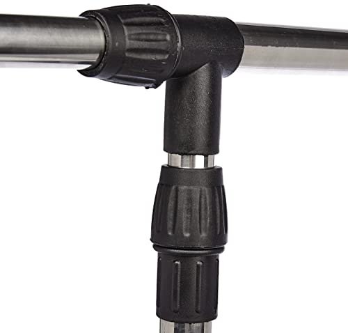 Single Pole Cloths Rack hanger, silver color