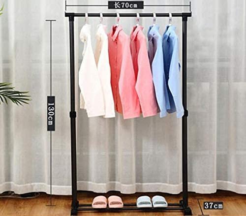 Clothes Garment Rack,Steel Rolling Closet Wardrobe Organizer, Black Hanger