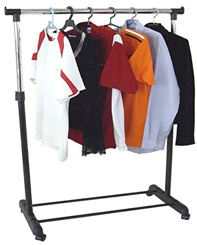 Garment Rack Clothes Hanger Stainless steel elevation type folding single pole