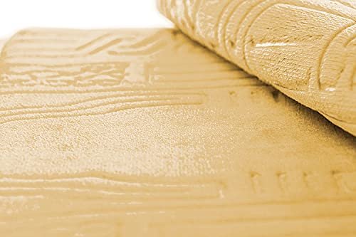 Moon Sleep Night Floldable Praying Mat, Foldable Meditation Mat With Back Rest, Prayer Rug With Carrying Bag, Poratble Cushioned & Padded Prayer Rug For Salah Size 110 X 53 cm Beige