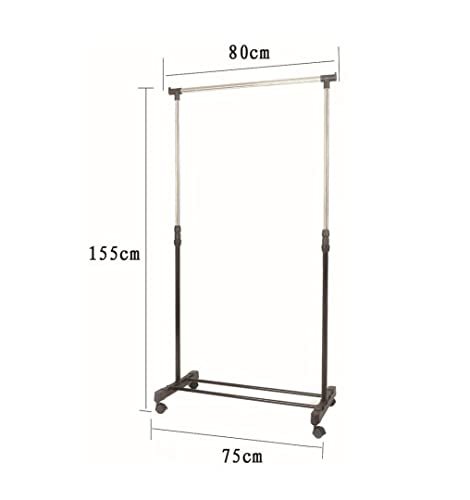 Coat Stand Coat Hanger Coat Racks Rolling Height Adjustable Floor Hanger Storage Wardrobe Clothing Drying Racks With Shoe Rack Coat Rack Stand Coat Shelf Coat Holde