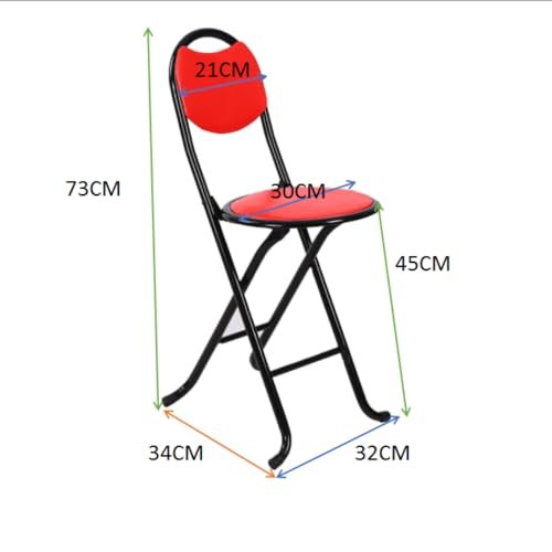 Pixels Furniture Folding Prayer Chair Easy to Use and Move (Green)