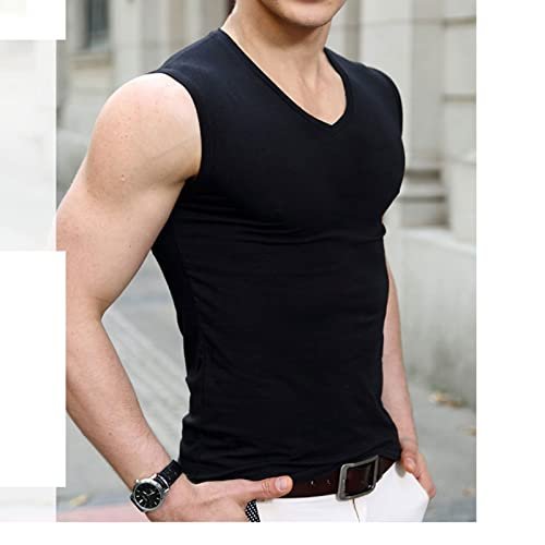 ANBP Men Slimming Body Shaper قمم القطن قمم الرجال تحت الجودة جودة الرجال (Color : White, Size : XXX-Large)