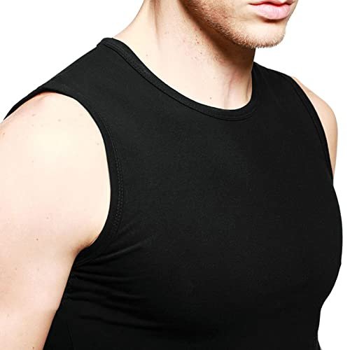 ANBP Men Slimming Body Shaper قمم القطن قمم الرجال تحت الجودة جودة الرجال (Color : White, Size : XXX-Large)