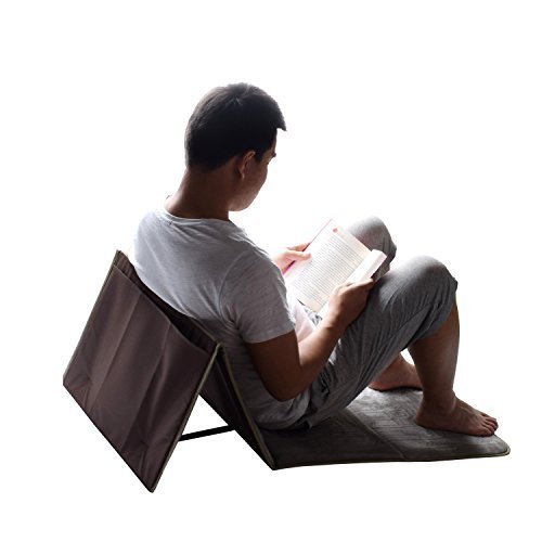 Deserthome Muslim Prayer Carpet, Fold Islam Portable Prayer Rugs with Storage Bag Back Carpet (Silver Grey)