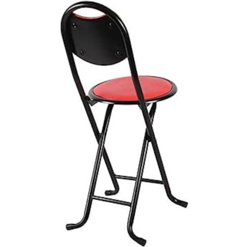 Pixels Furniture Easy To Use And Travel Folding Prayer Chair (Red)