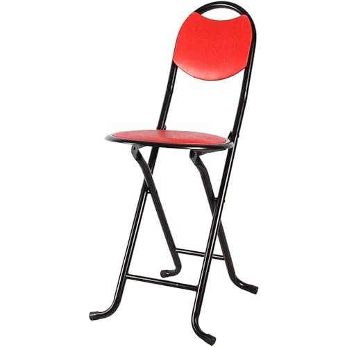 Pixels Furniture Easy To Use And Travel Folding Prayer Chair (Red)