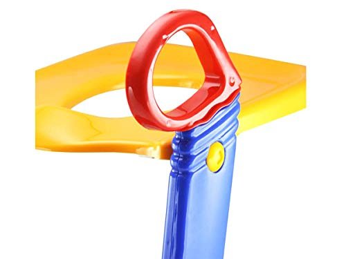 Seat with a ladder for installation on the base of the bathroom for children