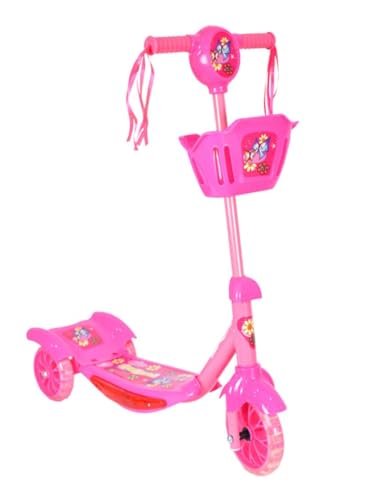 3-Wheel Musical Kick Scooter, pink, QMA37