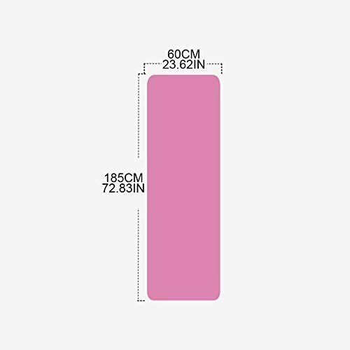 TNG Yuga Mats - Yoga And Pilates Exercise Gym Mat 10mm NBR Foam With Carry Strap Gymnastics Yoga PXPE (Pink)